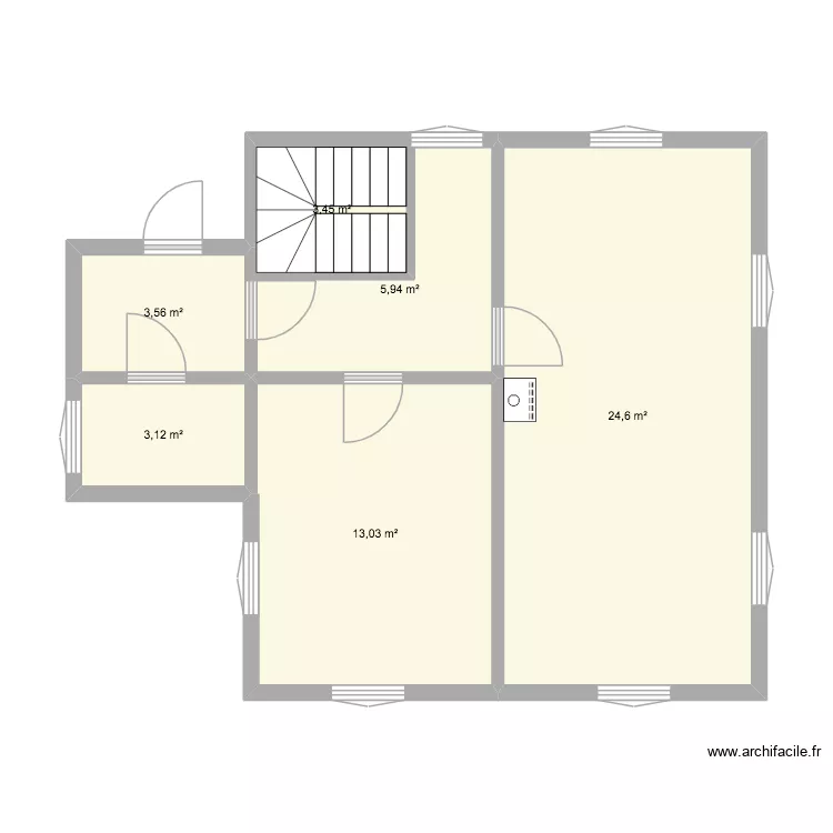steineveien 115 original. Plan de 6  et 54 m²