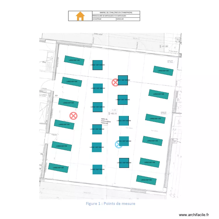 MAIRIE DE CHALONS EN CHAMPAGNE PERISCOLAIRE DE MATOUGUE. Plan de MAIRIE DE CHALONS EN CHAMPAGNE PERISCOLAIRE DE MATOUGUE. Plan de