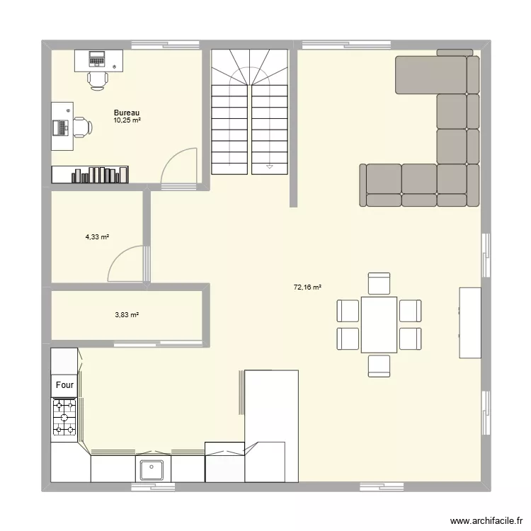 cave tames. Plan de 4 Pièces et 91 m² cave tames. Plan de 4 Pièces et 91 m²