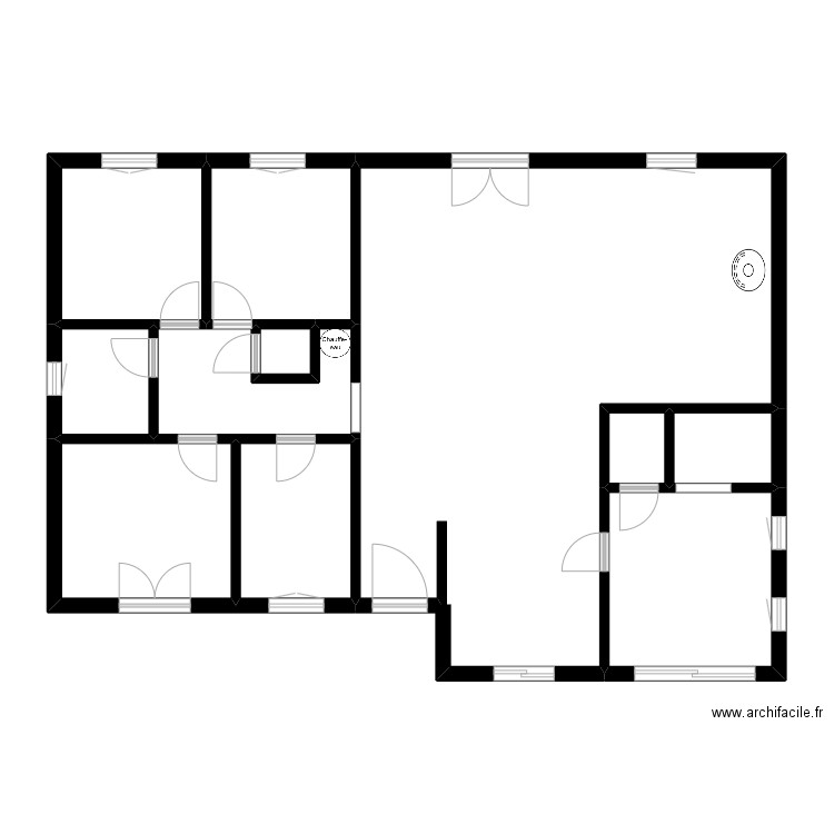 VITRE. Plan de 10 pièces et 52 m2