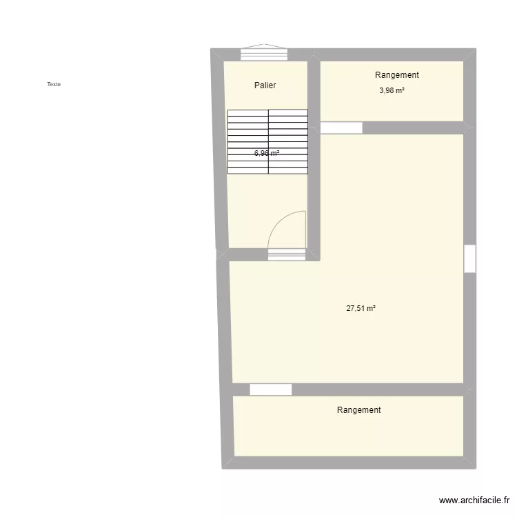 Limal Gery Everaerts - Etage. Plan de 