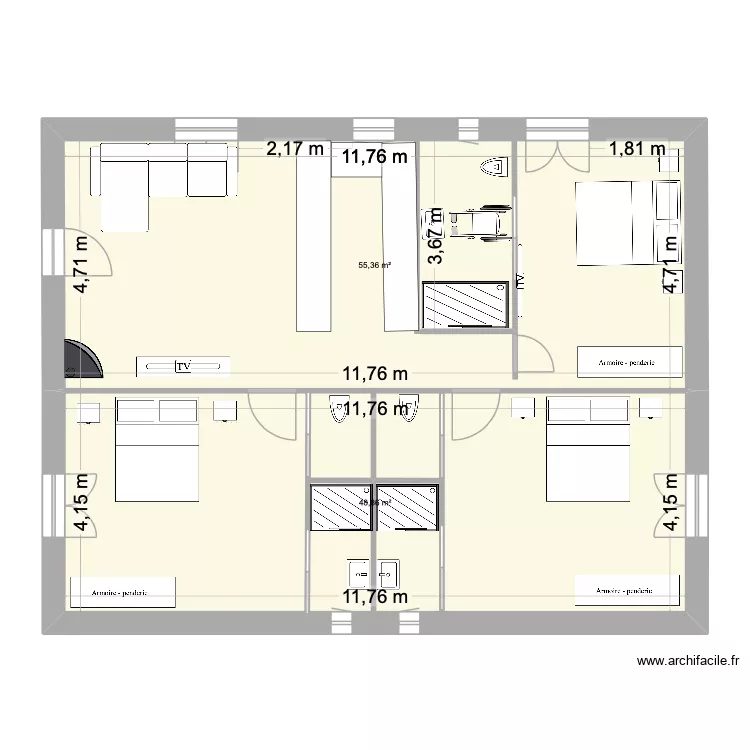 plan garage tata laure. Plan de 2 pièces et 104 m² plan garage tata laure. Plan de 2 pièces et 104 m²