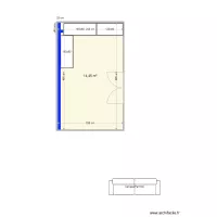 Plan pi&egrave;ce rangement garage