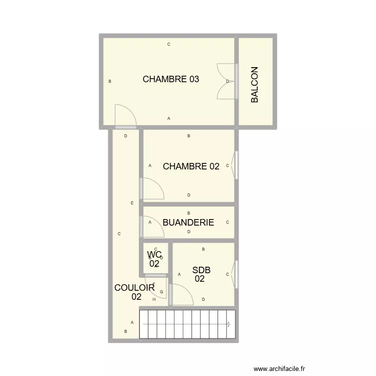 PLAN ETAGE JEAN JEAN ST GILLES PLB. Plan de PLAN ETAGE JEAN JEAN ST GILLES PLB. Plan de