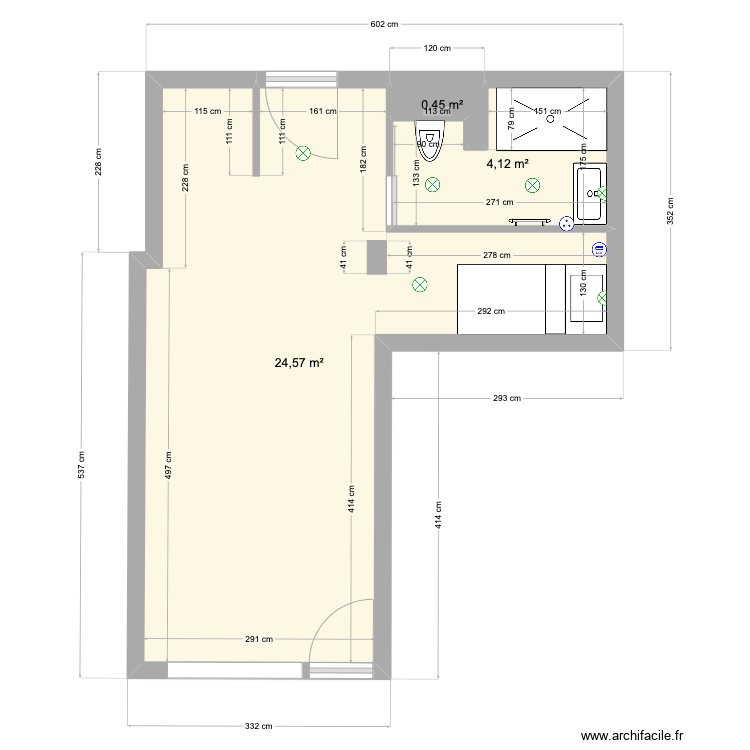 Praloup définitif. Plan de 0 pièce et 0 m2