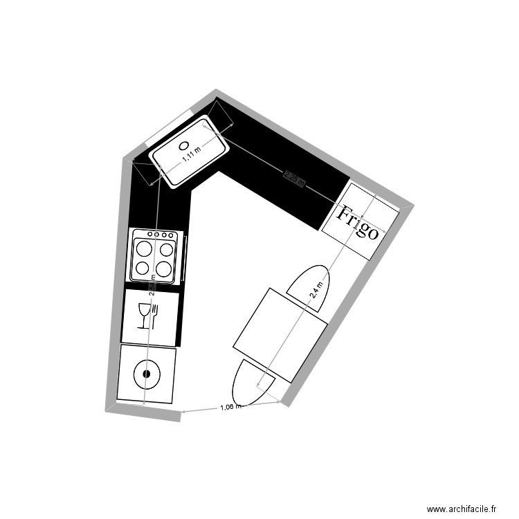 nico cuisine 1. Plan de 0 pièce et 0 m2