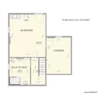 PLAN SOUS-SOL EXISTANT COMBE JULIEN 