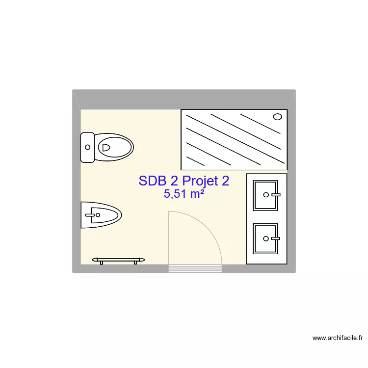 SDB 2 Projet 2. Plan de SDB 2 Projet 2. Plan de