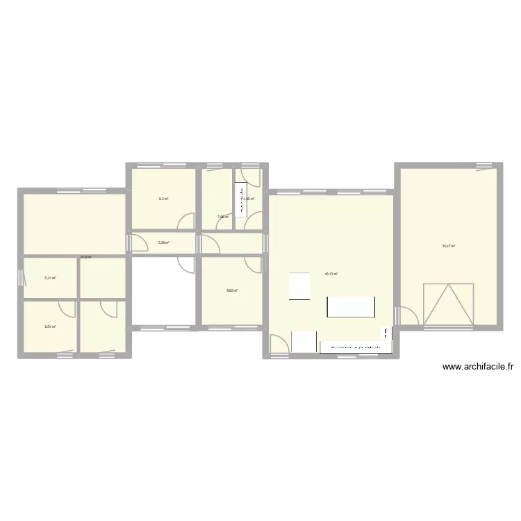 decalé. Plan de 10 et 152 m² decalé. Plan de 10 et 152 m²