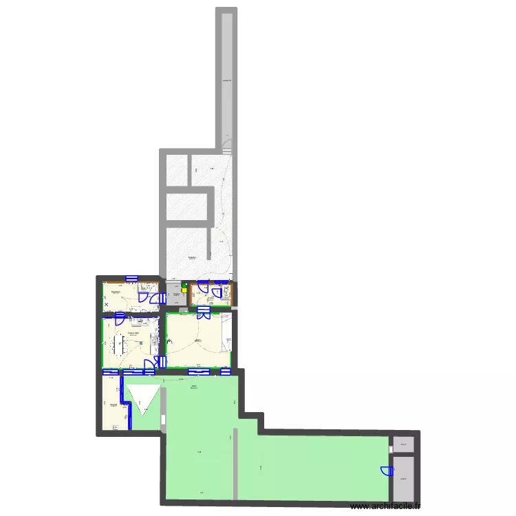 2026 toile jardin. Plan de 25  et 621 m²