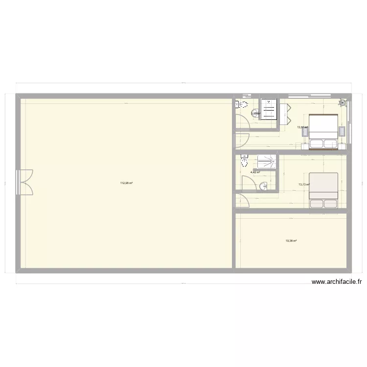 TIMEZGUIDA. Plan de 6 Pièces et 168 m² TIMEZGUIDA. Plan de 6 Pièces et 168 m²