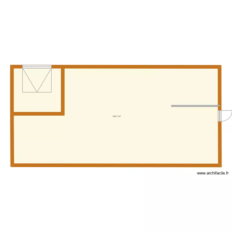 TOIT MONOPENTE. Plan de 1 et 133 m² TOIT MONOPENTE. Plan de 1 et 133 m²