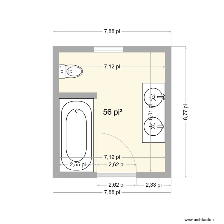 annie. Plan de 0 pièce et 0 m2