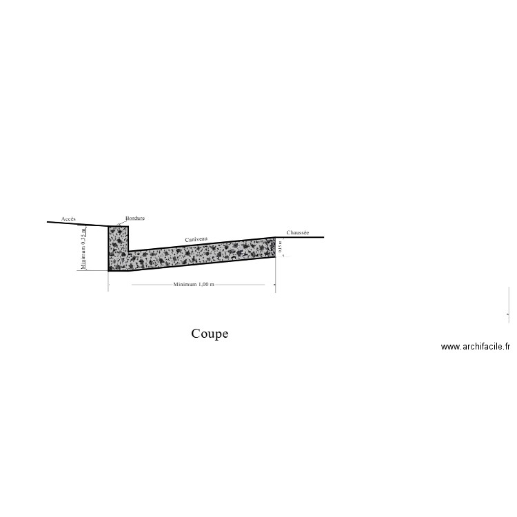 Caniveau L. Plan de 0 pièce et 0 m2