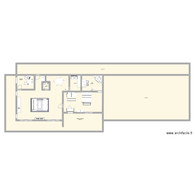 corner bedroom. Plan de 9 pièces et 373 m2