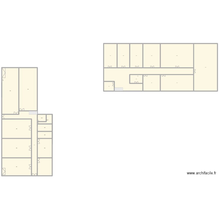 Eugene Chinic. Plan de 22 pièces et 3554 m2