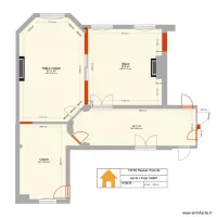 135 Raspail 5e Porte cuisine