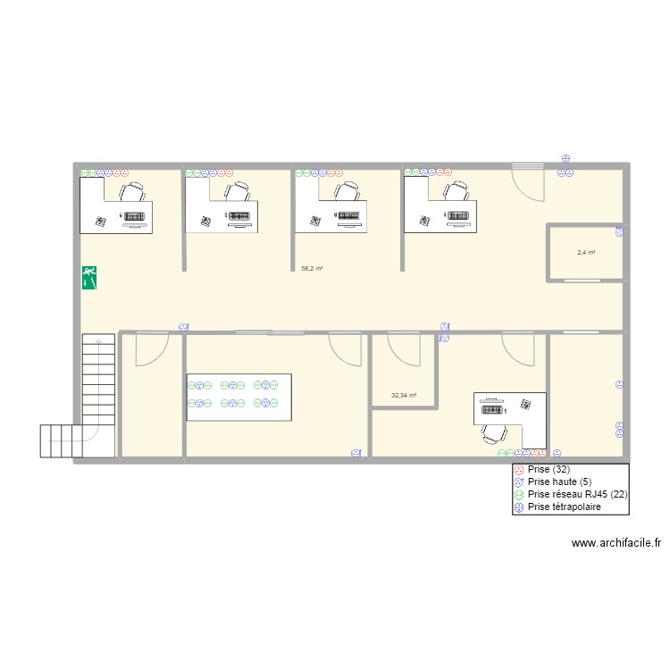 Mutuelle LAGRIN PRISES. Plan de 0 pièce et 0 m2
