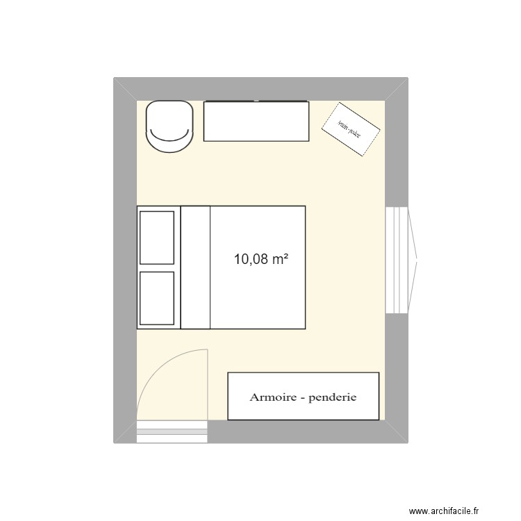 chambre 1. Plan de 0 pièce et 0 m2