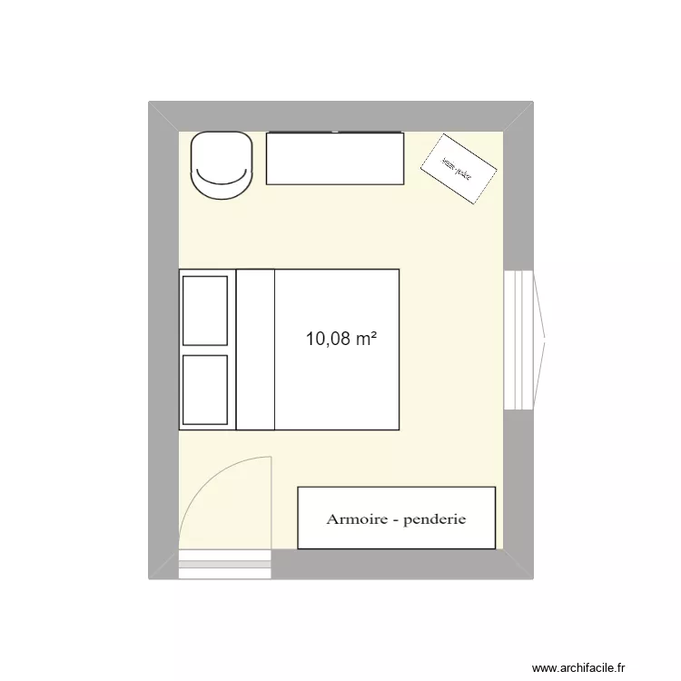 chambre 1. Plan de 