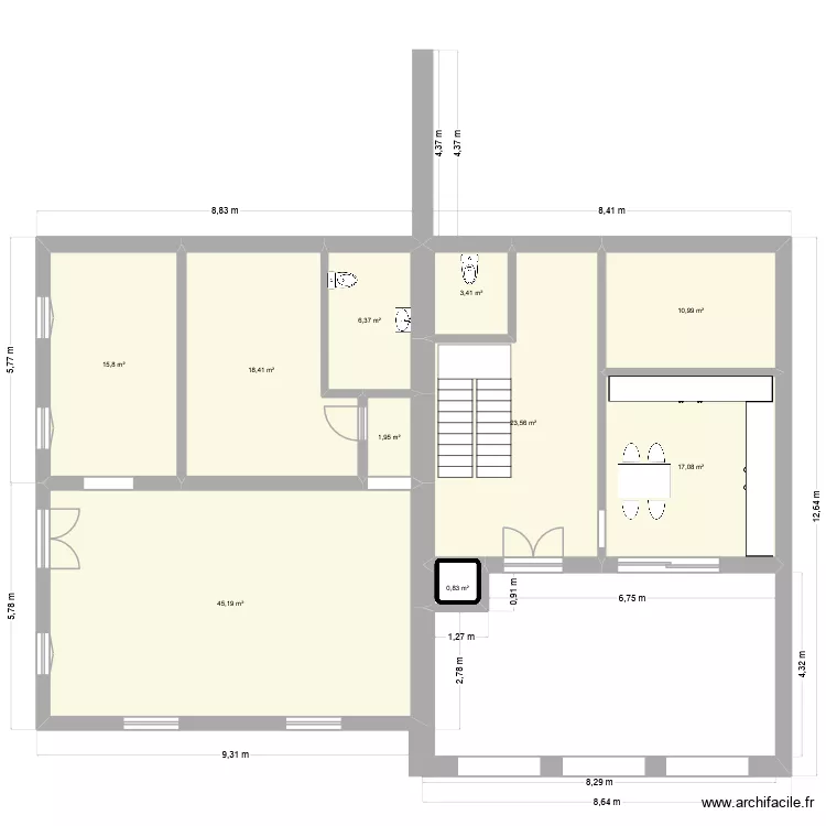 maison Pedreguer projet modif. Plan de 12 et 166 m² maison Pedreguer projet modif. Plan de 12 et 166 m²