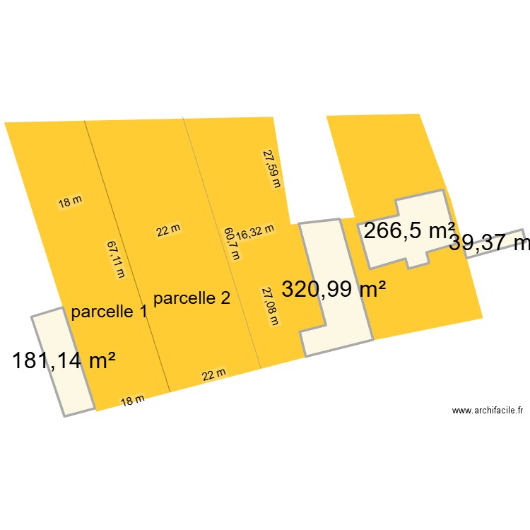 terrain st aybert. Plan de 4 pièces et 808 m2