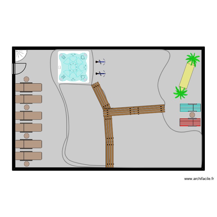PISCINE REVE. Plan de 0 pièce et 0 m2