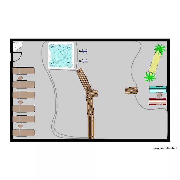PISCINE REVE. Plan de 1 et 117 m² PISCINE REVE. Plan de 1 et 117 m²