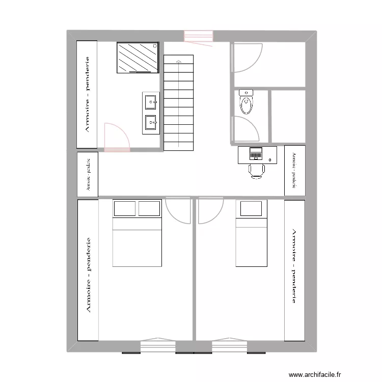 Savines &eacute;tage. Plan de 