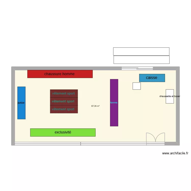 ILONA SIMON. Plan de 1 et 67 m² ILONA SIMON. Plan de 1 et 67 m²