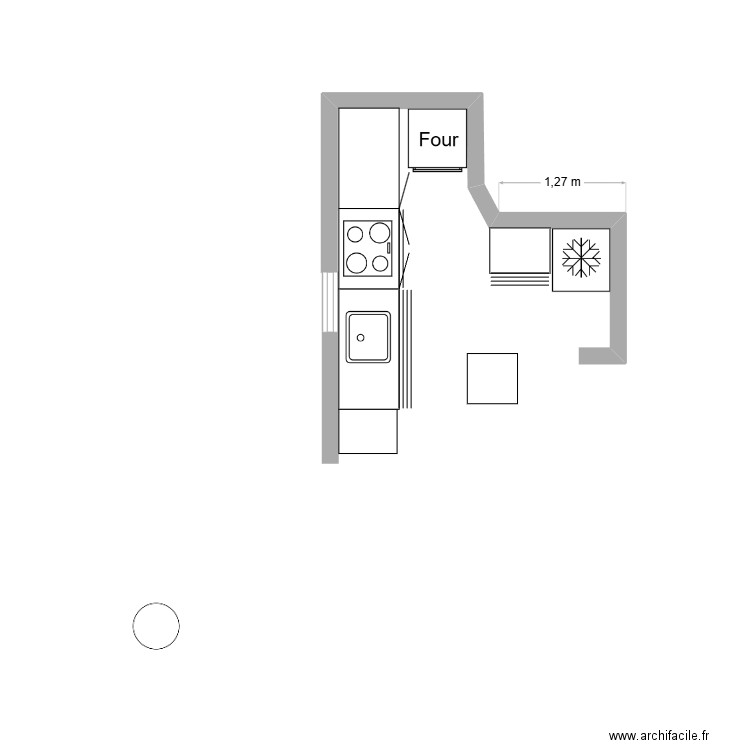 douche. Plan de 0 pièce et 0 m2