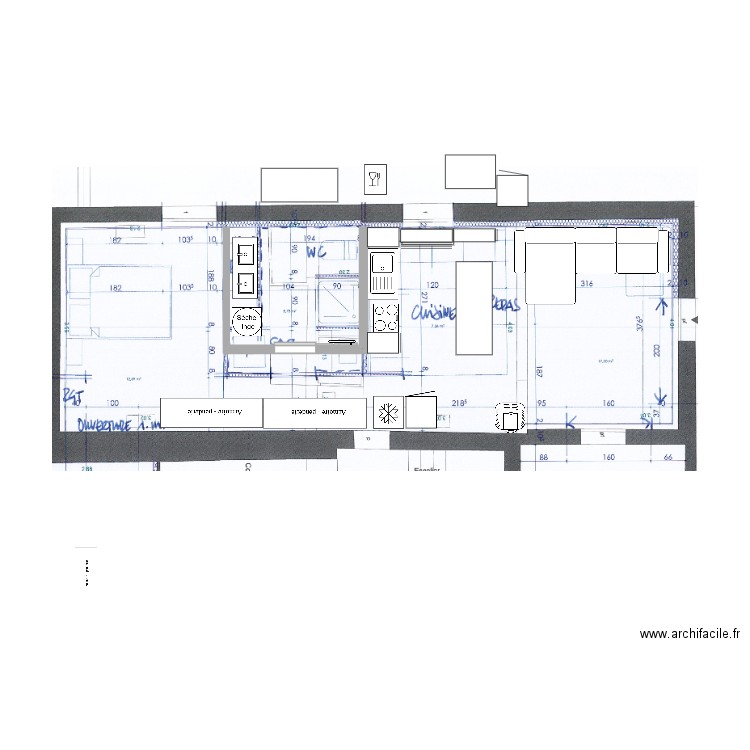fond archi gite. Plan de 0 pièce et 0 m2