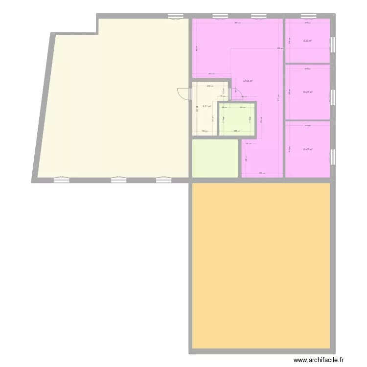 VITRY. Plan de 