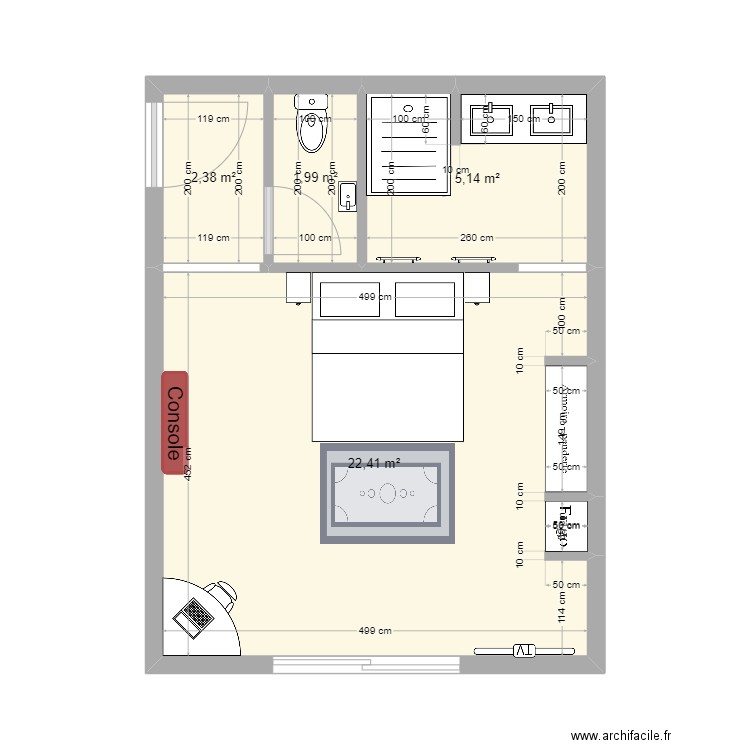 version finale 3. Plan de 4 pièces et 32 m2