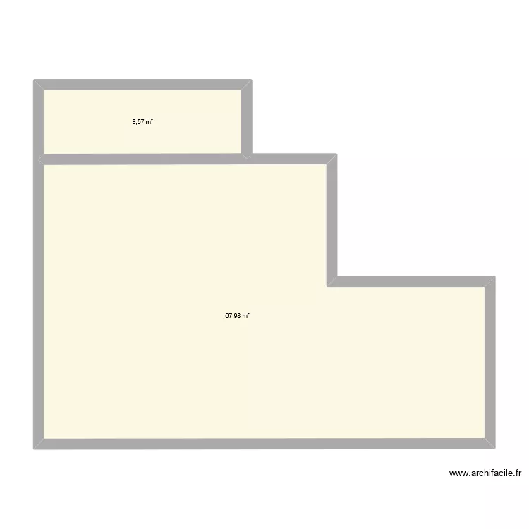 jos&eacute;. Plan de 2  et 77 m²