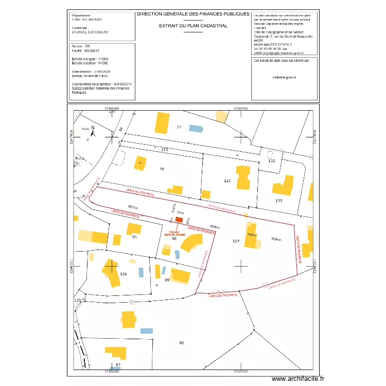DP 2 HEASBROUCK. Plan de 