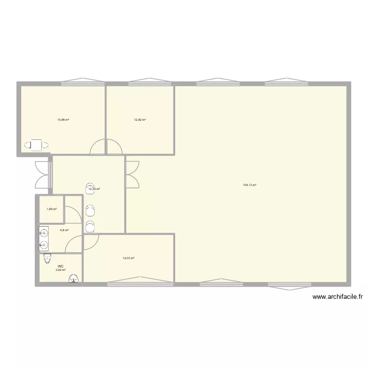 saint ger final. Plan de 8 et 167 m² saint ger final. Plan de 8 et 167 m²