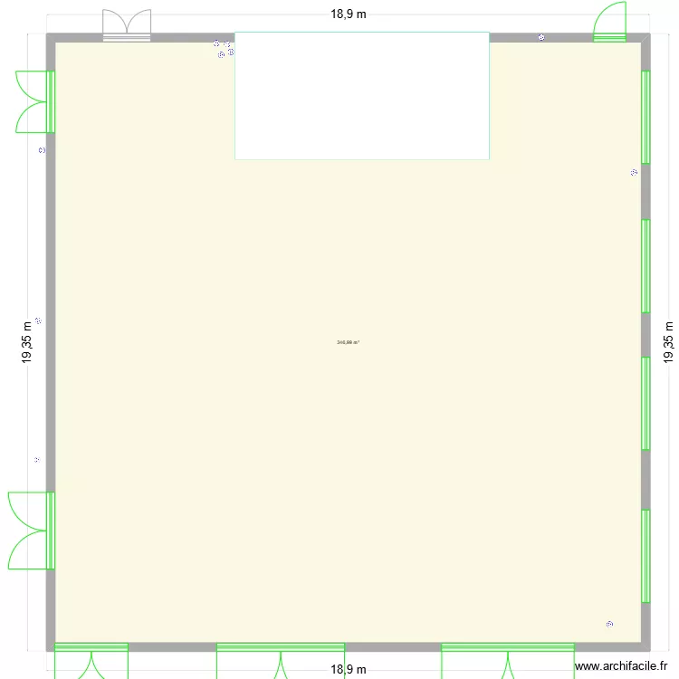 foirail. Plan de foirail. Plan de