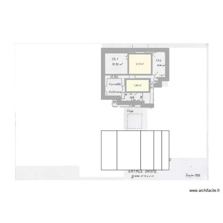 2 Piccioni apt Sacco. Plan de 