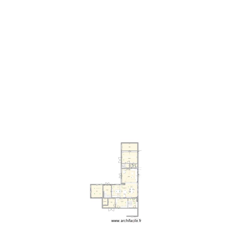 le rebicquet meuble. Plan de 4 pièces et 135 m2