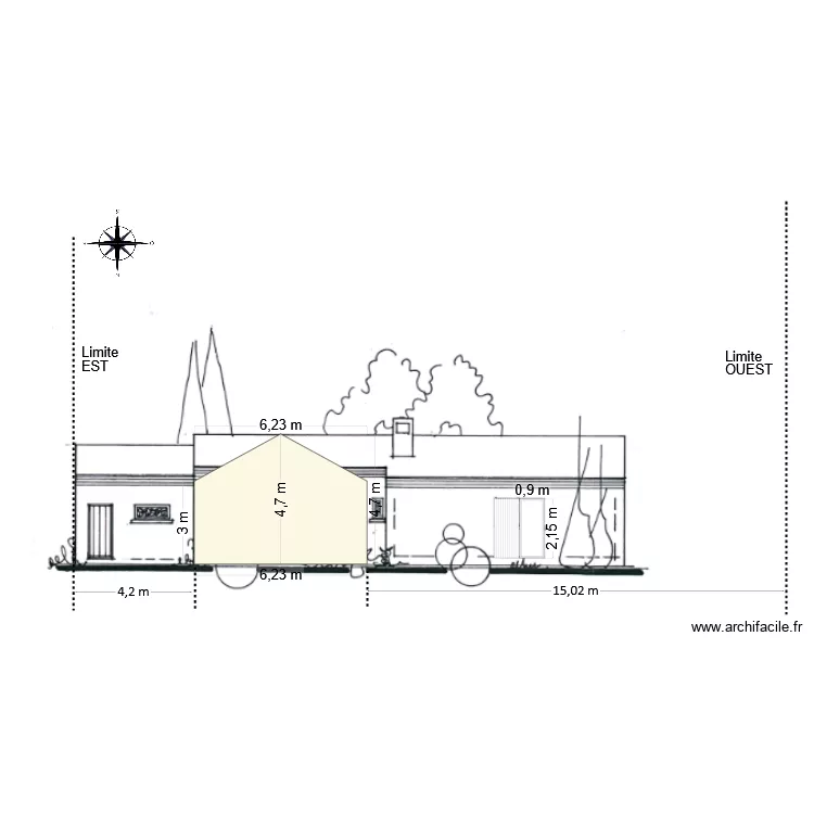 PlanDeCoupeNord. Plan de 
