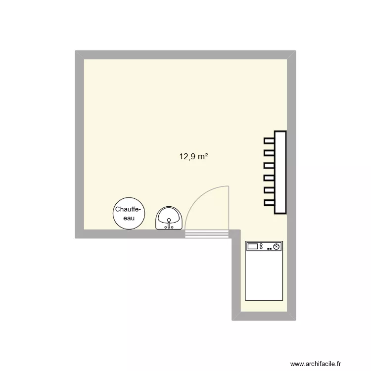 Réserve LA DAME JEANNE. Plan de 1 et 13 m² Réserve LA DAME JEANNE. Plan de 1 et 13 m²