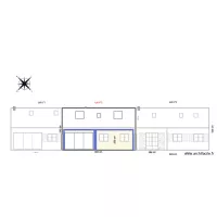 Facades Sud Ouest Projet&eacute; - Pergola