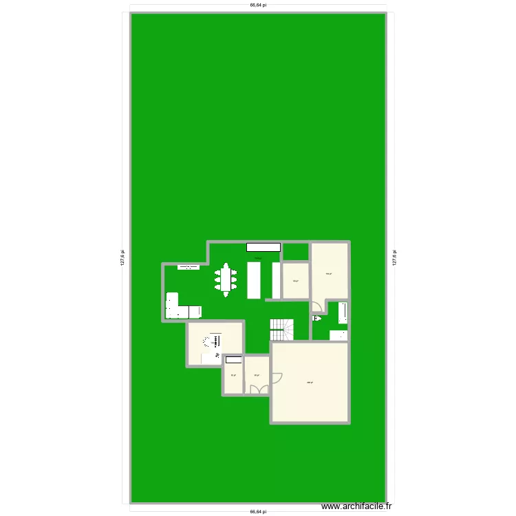 M&eacute;andre-2. Plan de 7  et 863 m²
