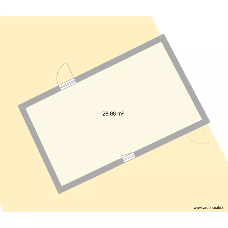 modif. Plan de 2  et 58 m²