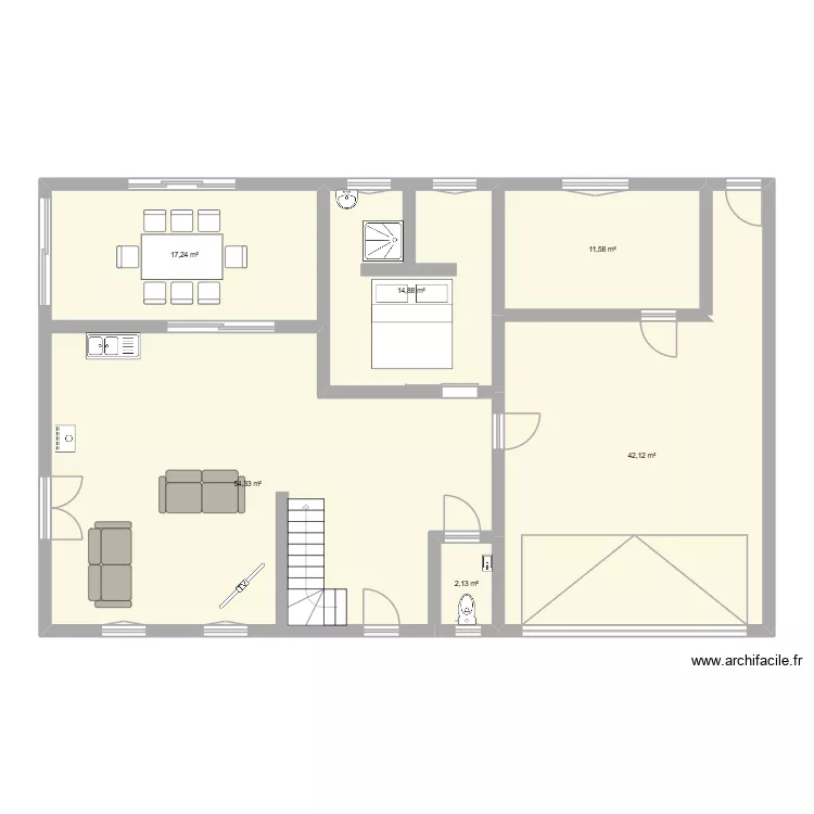 PLAN 2. Plan de 6 et 142 m² PLAN 2. Plan de 6 et 142 m²