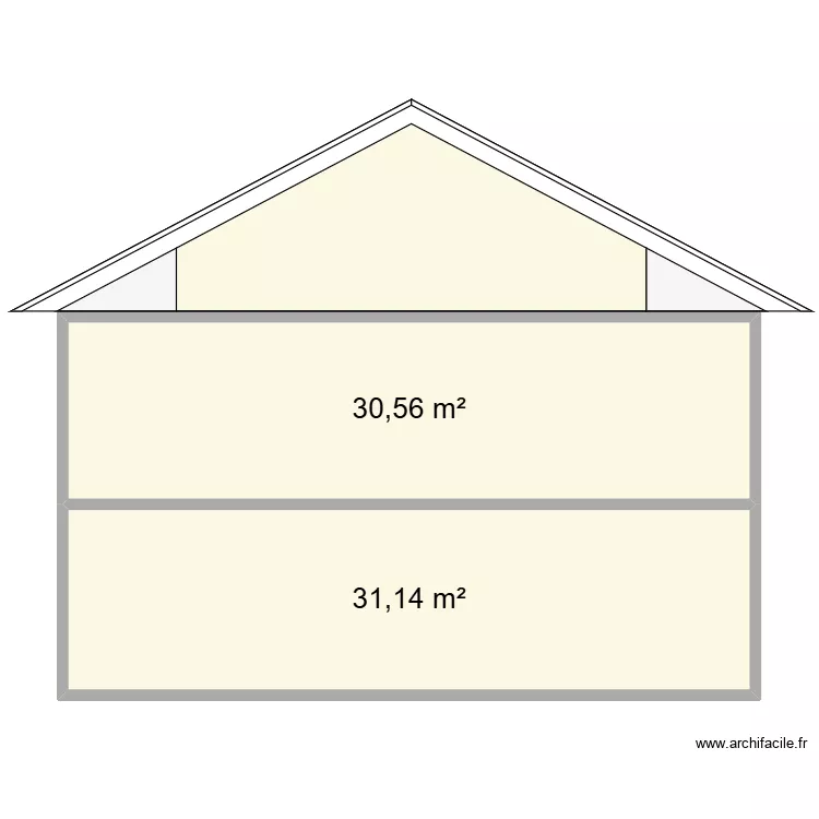 JUNIQUE Plan en coupe. Plan de 