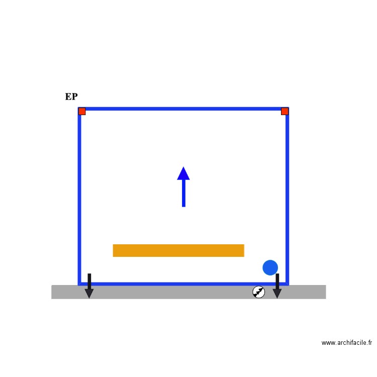 Edgard Vinhaes. Plan de 1 pièce et 13 m2