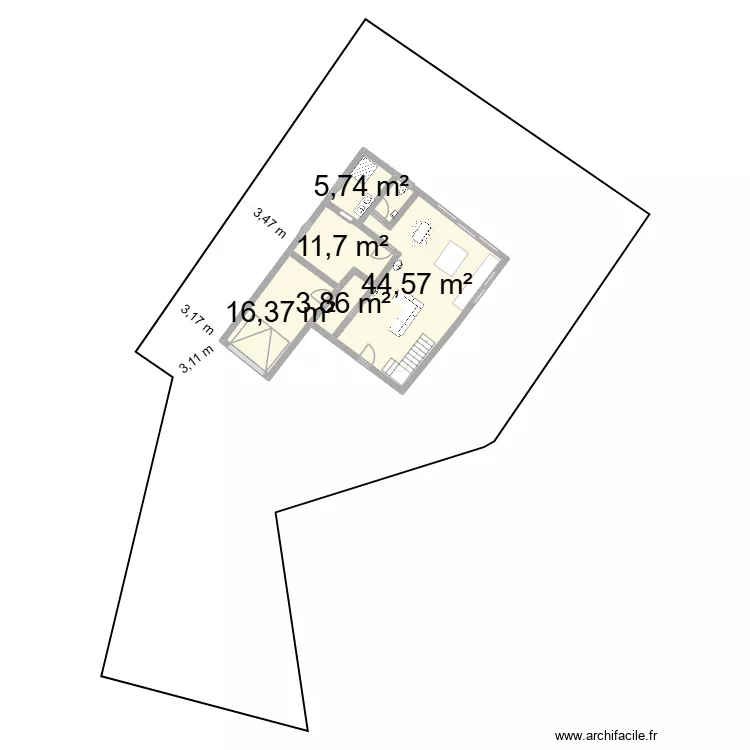 maison avec cad. Plan de 11 et 152 m² maison avec cad. Plan de 11 et 152 m²