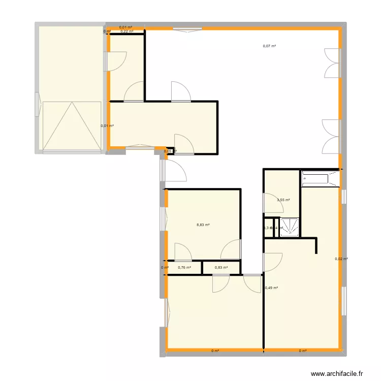 MAISON THISE sans cotation 2. Plan de MAISON THISE sans cotation 2. Plan de